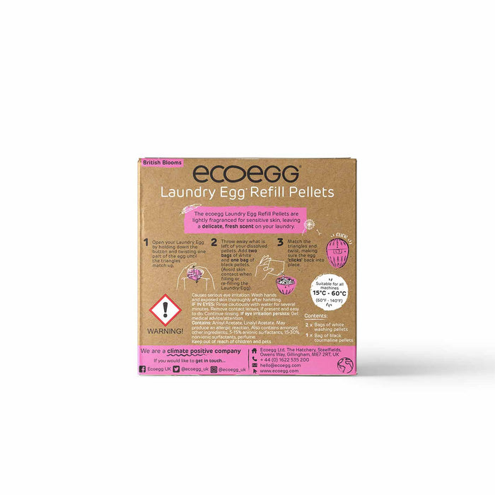 UUTUUS! Ecoegg - pyykkimunan täyttöpakkaus, British Blooms 50 pesua