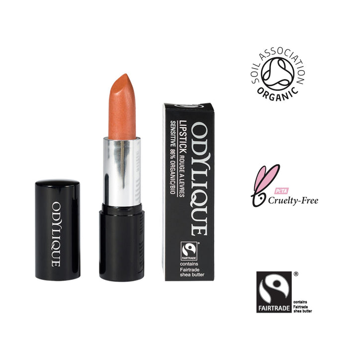 Odylique Lipstick - Huulipuna sävy #17 Apricot Sorbet