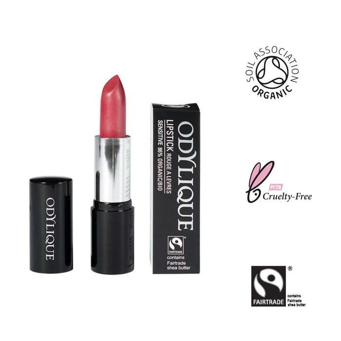 Odylique Lipstick - Huulipuna sävy #10 Rose Parfait
