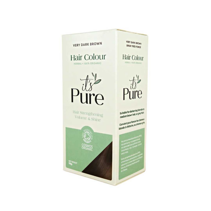 It's Pure Herbal Hair colour - Erittäin tumma ruskea 110g