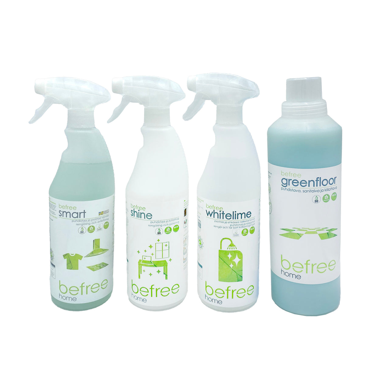 Befree tuotepaketti + Greenfloor Product